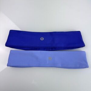 Lululemon Headband Training Purple Lavender Lot Set Workout Athletic Tennis Yoga